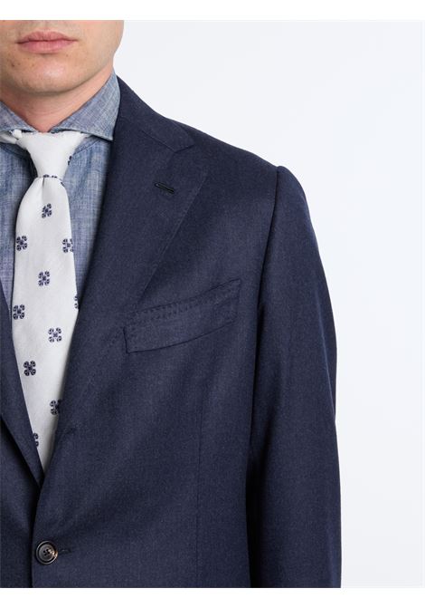 LUIGI BORRELLI ダークグリーン バージンウールスーツ 50 LUIGI BORRELLI ダークグリーン バージンウールスーツ 50